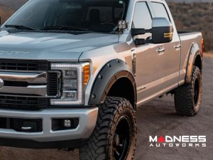 Ford Super Duty Fender Flares - Defender Pocket Flares - Rough Country
